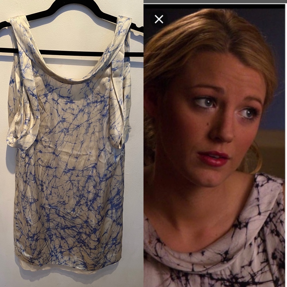 Serena van der Woodsen marble dress size 2/4